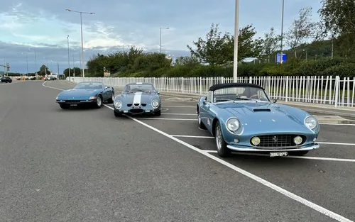 250 GTO and friends drive to Le Mans