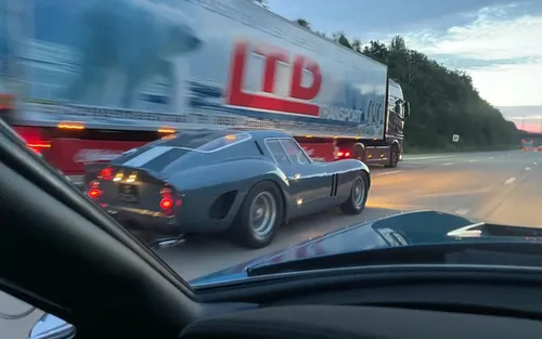 250 GTO and friends drive to Le Mans