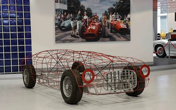 Ferrari 166MM Wireframe