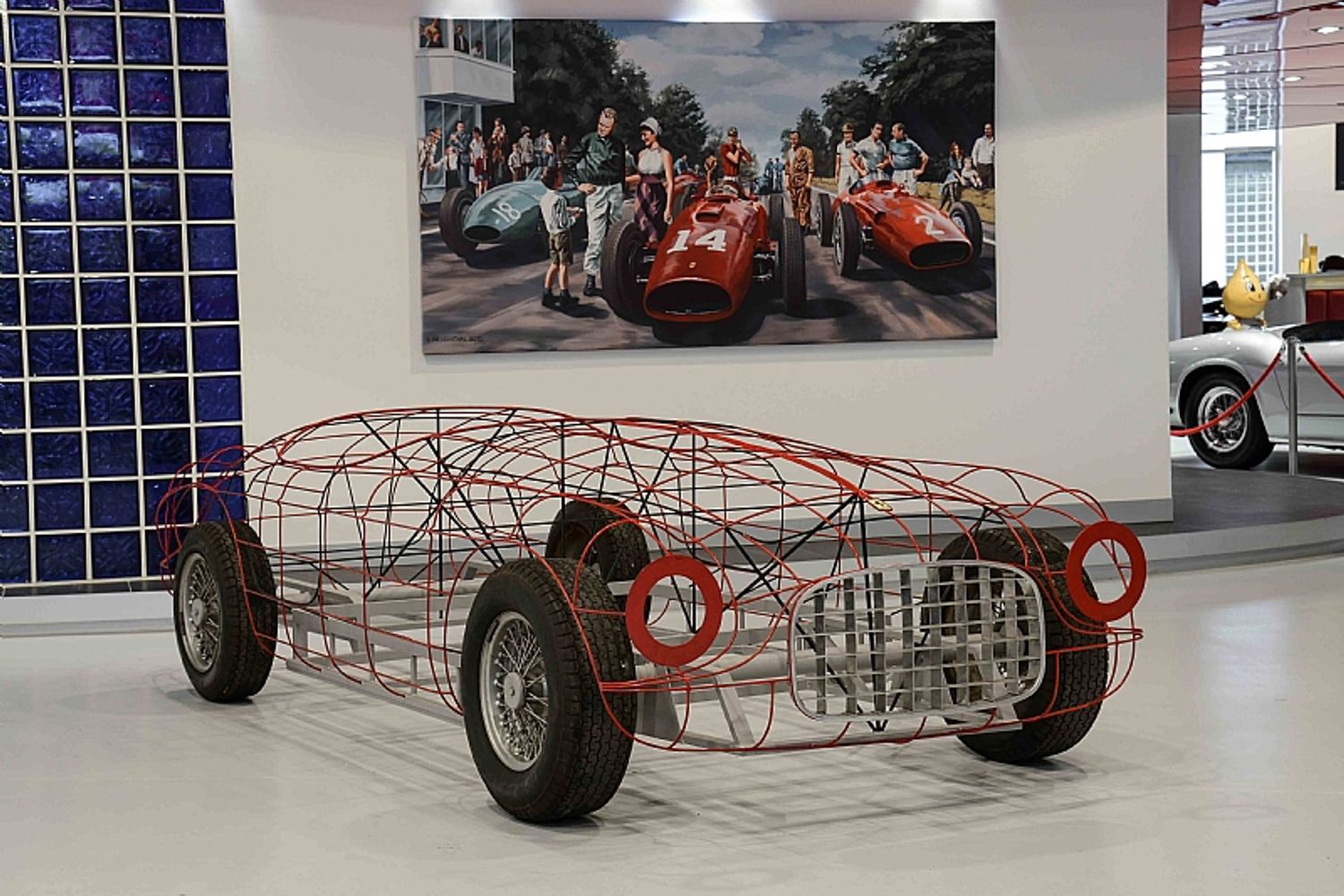 Ferrari 166MM Wireframe