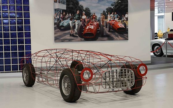 Ferrari 166MM Wireframe