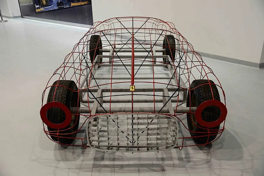 Ferrari 166MM Wireframe