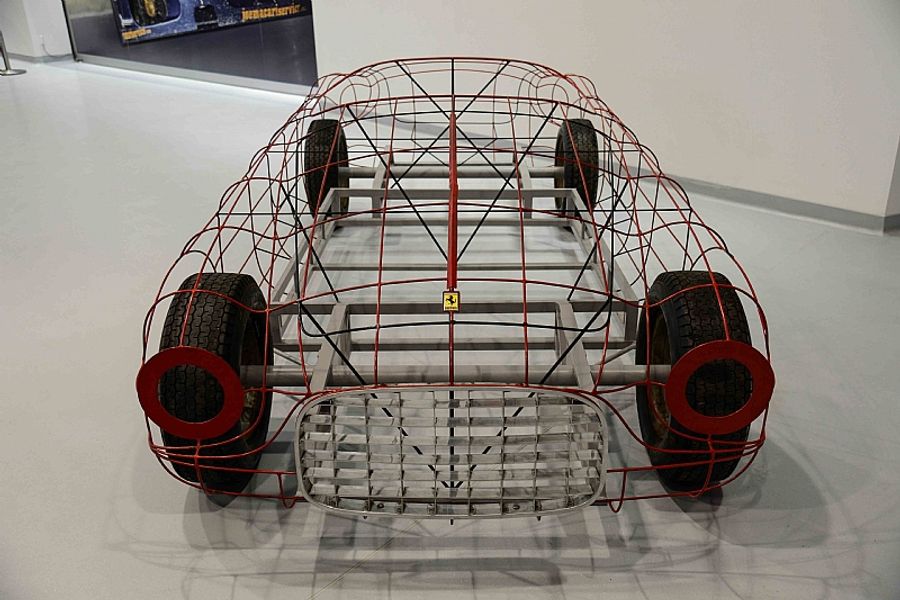 Ferrari 166MM Wireframe