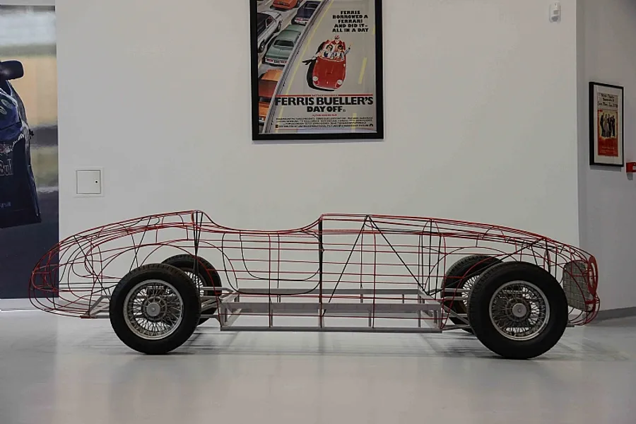 Ferrari 166MM Wireframe