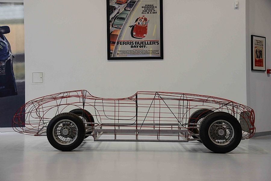 Ferrari 166MM Wireframe