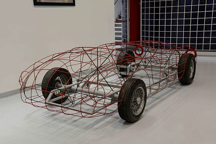 Ferrari 166MM Wireframe